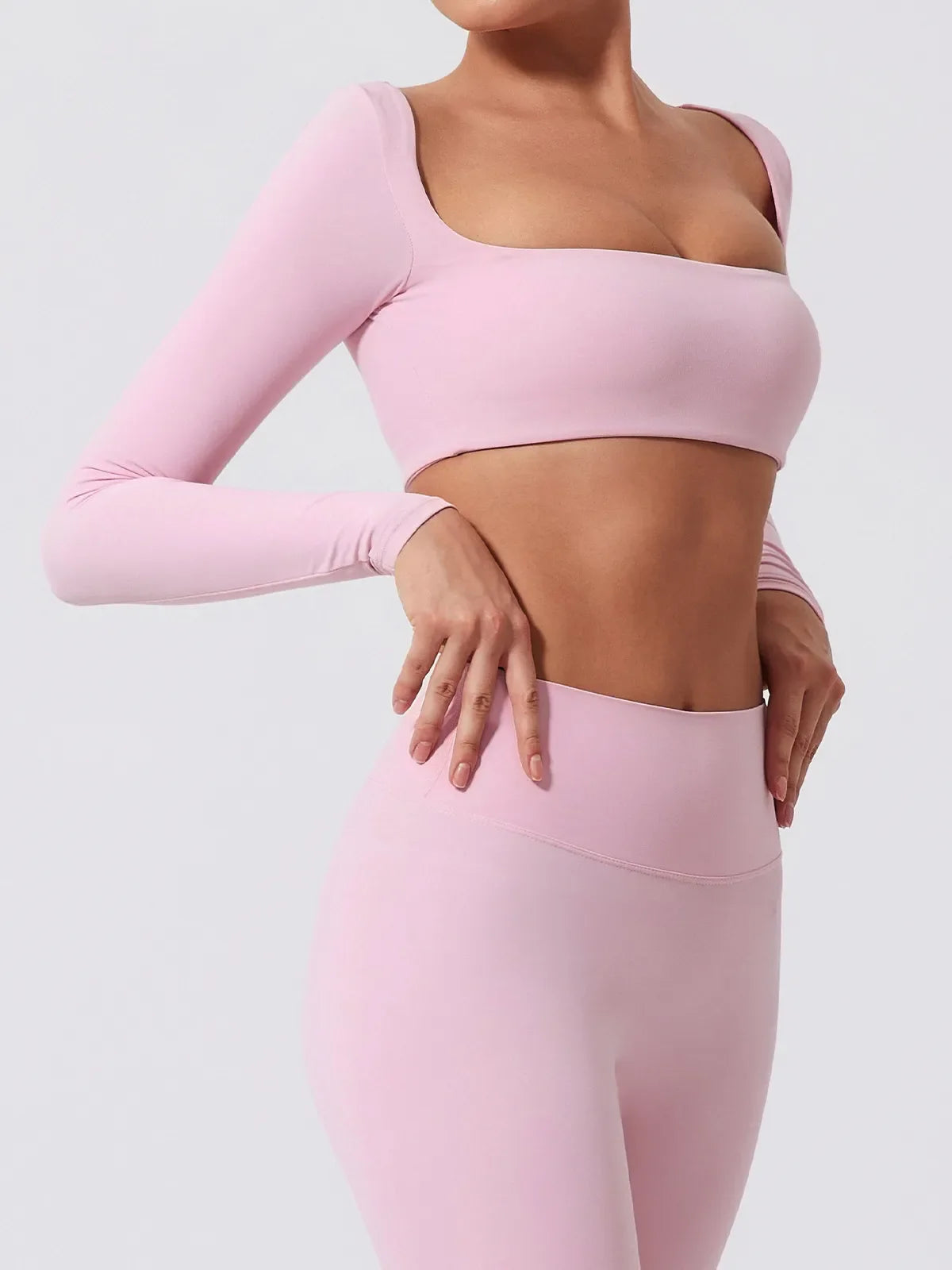 Fitness Sports Suits- Seamless Stretch Fitness Matching Set for Indoors & Outdoors- - IndioGear Women Clothing