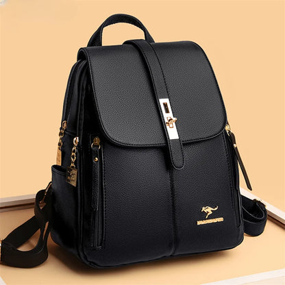 Backpacks- Elegant Metropolitan Carryall Backpack- - IndioGear Women Clothing