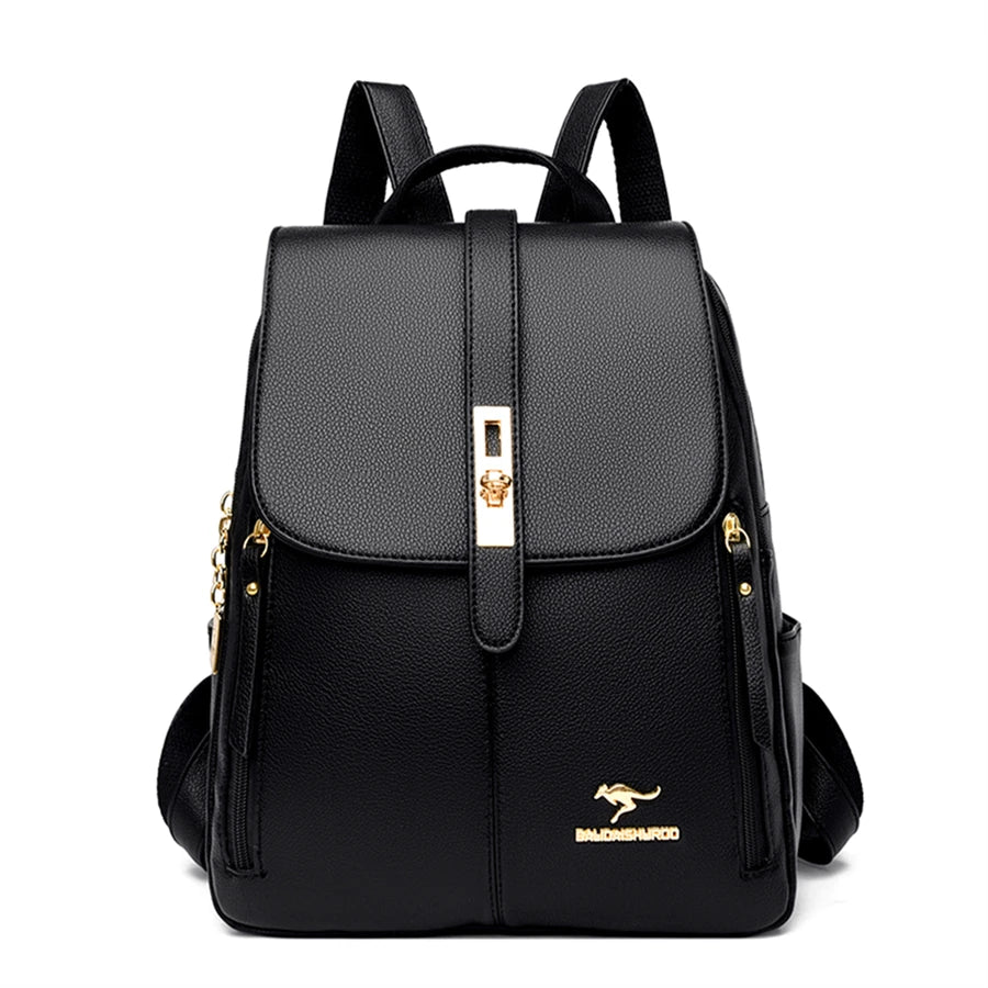 Backpacks- Elegant Metropolitan Carryall Backpack- - IndioGear Women Clothing