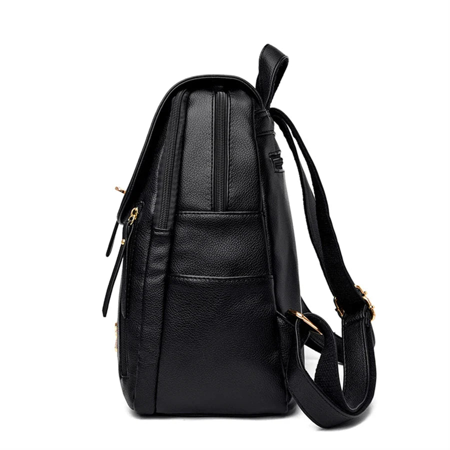 Backpacks- Elegant Metropolitan Carryall Backpack- - IndioGear Women Clothing