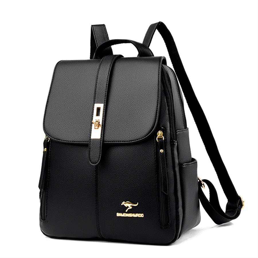 Backpacks- Elegant Metropolitan Carryall Backpack- - IndioGear Women Clothing