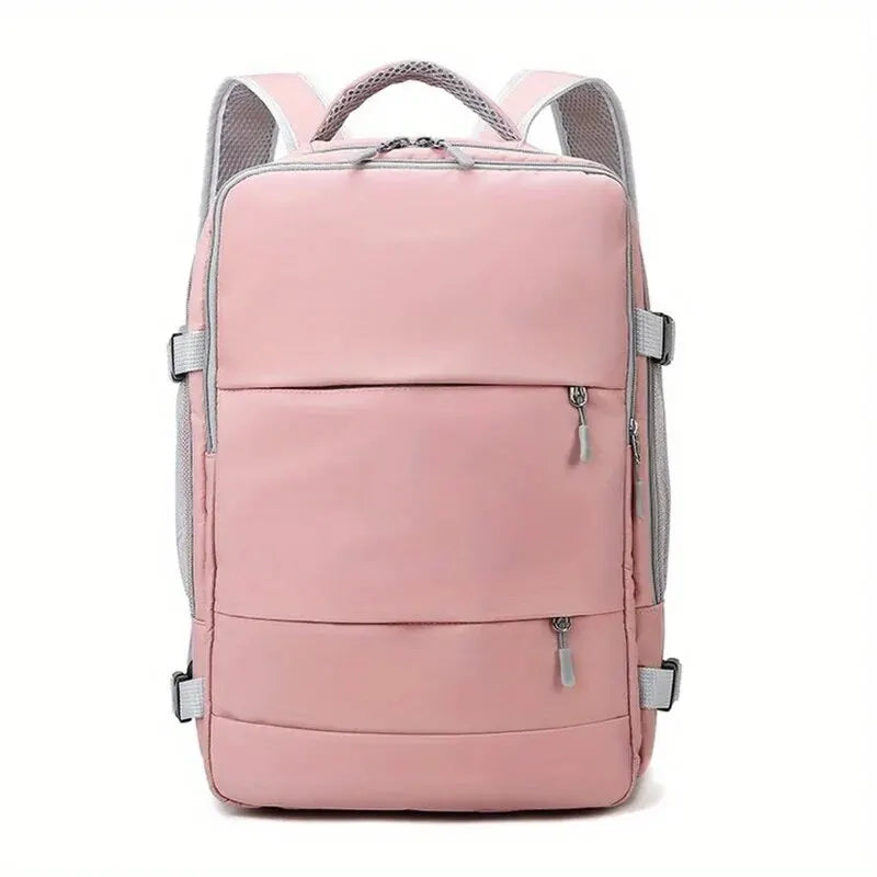 Backpacks- Global Trekker All-Season Backpack- Pink- IndioGear Women Clothing