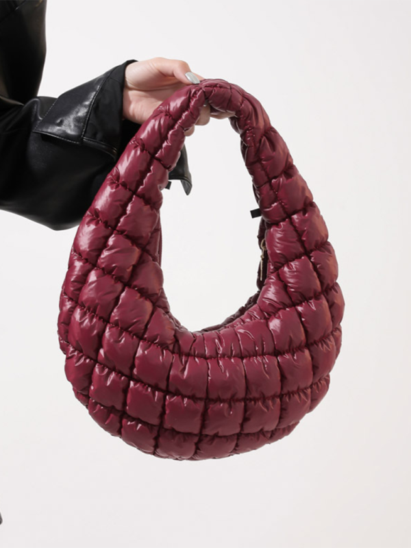 Bags- Quilted Shoulder Bag - Puffy Handbag- - IndioGear.com