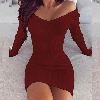 Bandage Mini Dresses- Curve-Enhancing Bandage Mini Dress for Special Occasions 🎉- Red- IndioGear Women Clothing