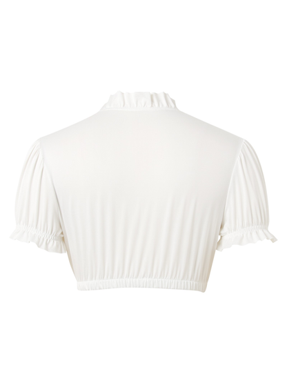 Bavarian Crop Tops- Bavarian-Inspired Crop Blouse- - IndioGear.com