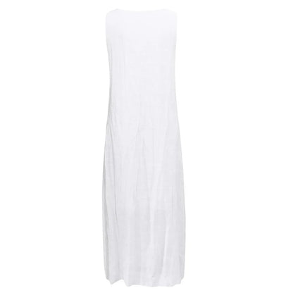 Beach Dresses- V-Neck Lace Detailed Maxi Dress for Summer Splendor- - IndioGear.com