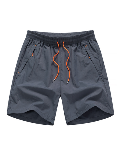 Beach Shorts- Men's Quick-Dry Beach Shorts- Grey- IndioGear.com