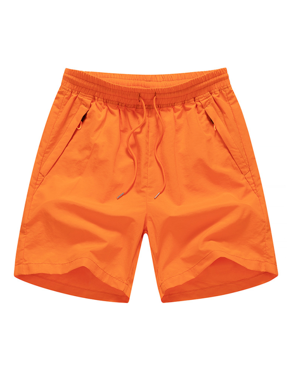 Beach Shorts- Men's Quick-Dry Beach Shorts- Orange- IndioGear.com