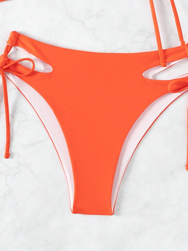 Bikinis- Beach Adventure Bikini Swim Set - Adaptable Three-Piece Beachwear- - IndioGear.com