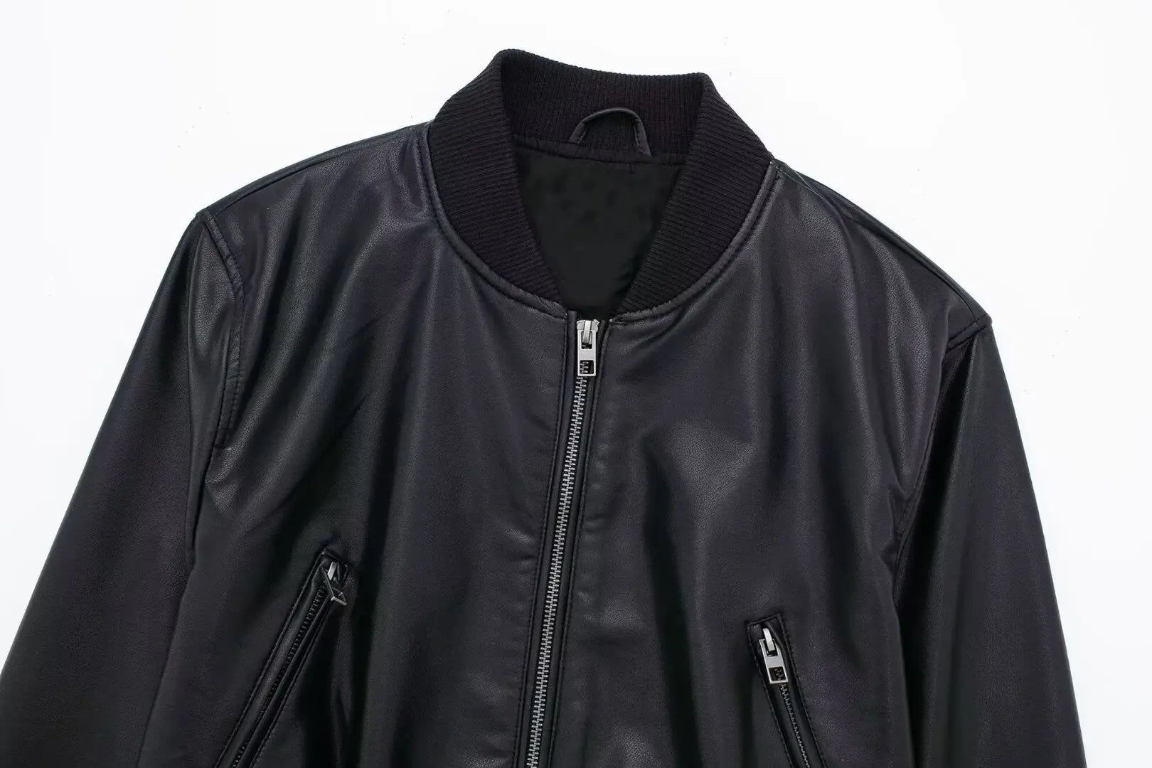 Bomber Jackets- Aviator Leatherette Jacket Urban Suede Bomber- - IndioGear.com