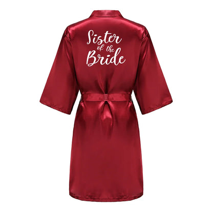 Bridal Party- Bridal Party Custom Satin Robes for After Party Weddings- - IndioGear Women Clothing