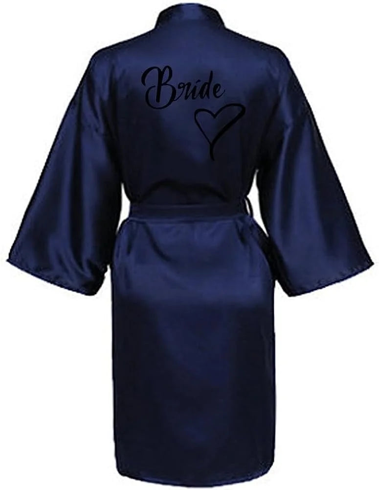 Bridal Shower Party- Custom Bride & Bridesmaid Team Robes- - IndioGear Women Clothing