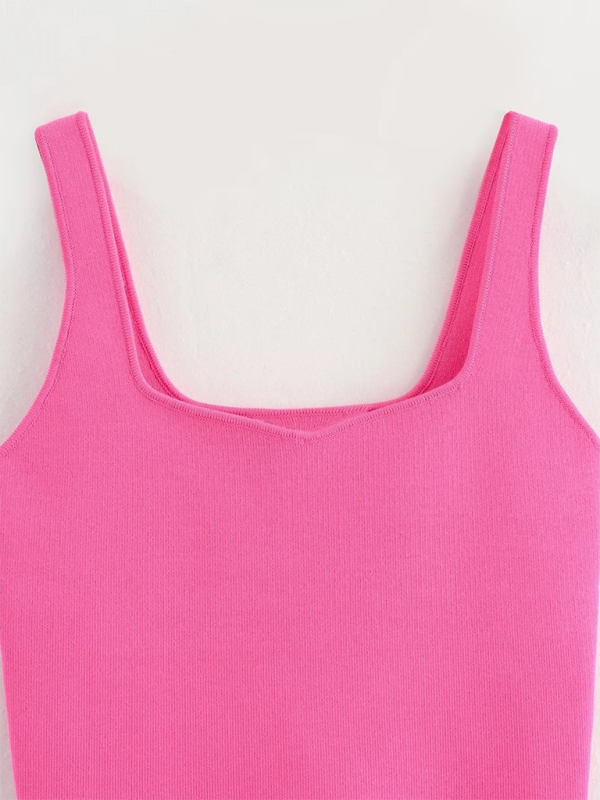 Cami Tops- Women Knitting Crop Tank Top- - IndioGear.com