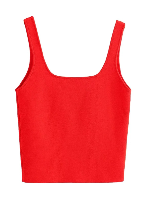 Cami Tops- Women Knitting Crop Tank Top- - IndioGear.com