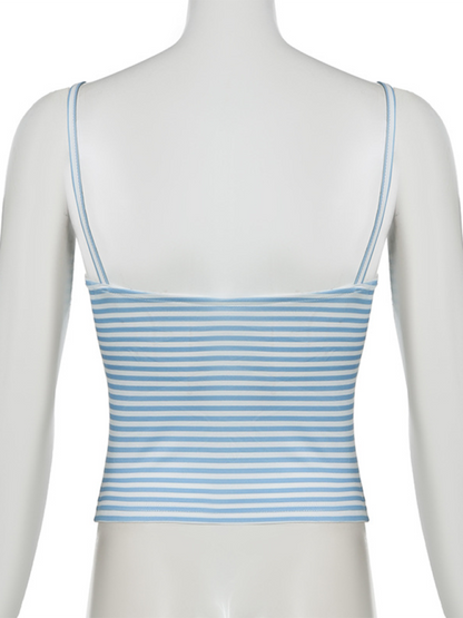 Cami Tops- Women’s Stripe Cami Top for Beach Trips- - IndioGear.com