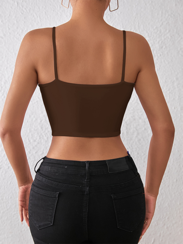 Camisoles- Essential Crop Cami Top for Women- - IndioGear.com