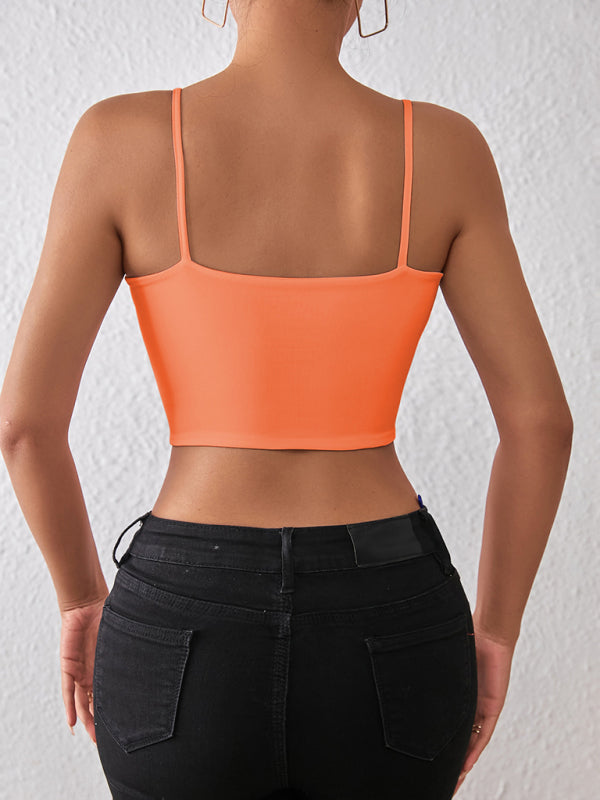 Camisoles- Essential Crop Cami Top for Women- - IndioGear.com