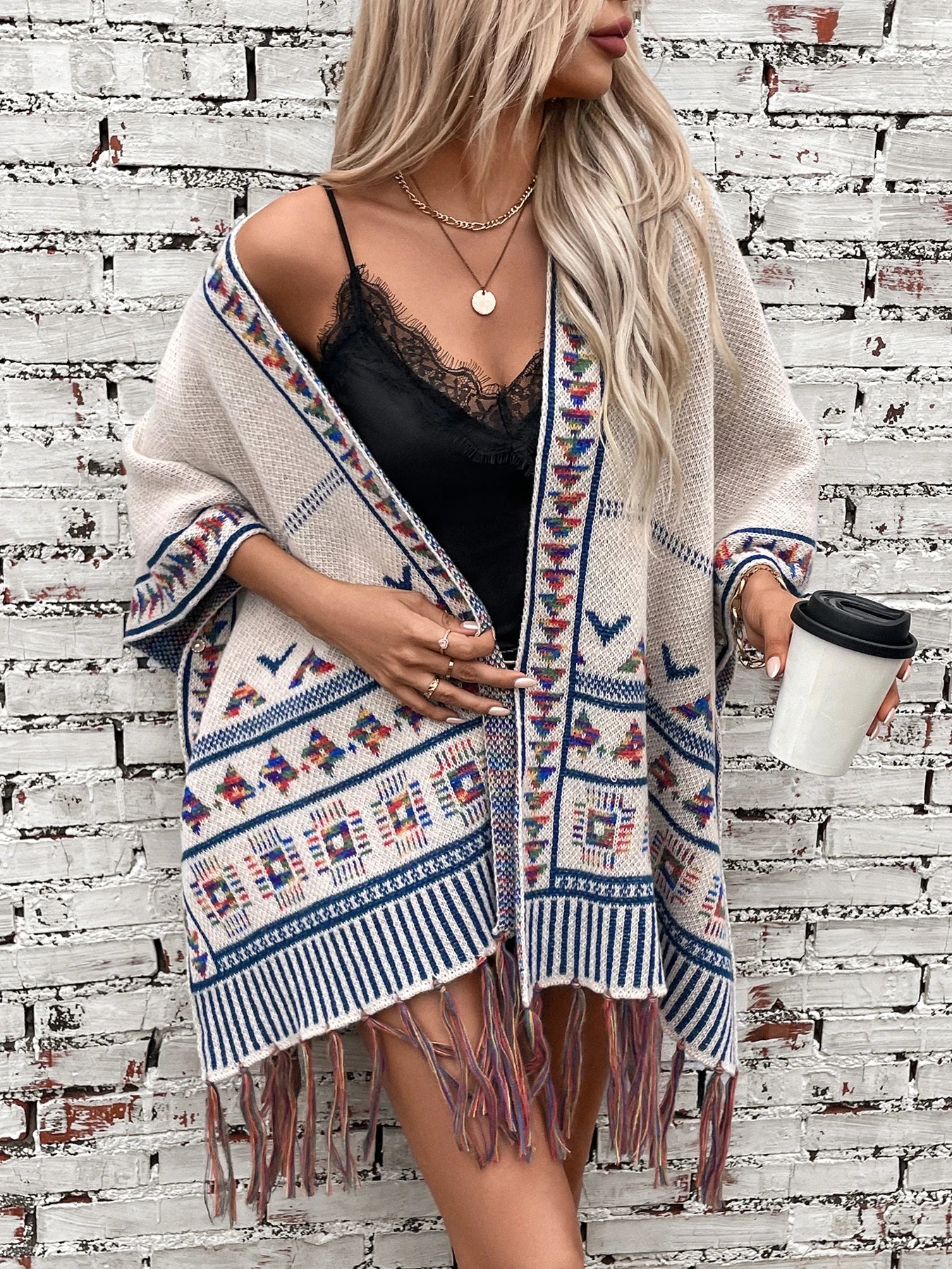 Capes- Tribal-Inspired Cozy Cape for Chilly Evenings- - IndioGear.com