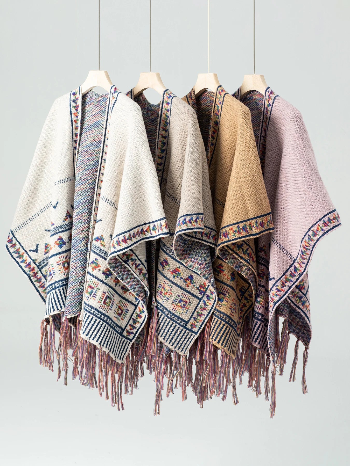 Capes- Tribal-Inspired Cozy Cape for Chilly Evenings- - IndioGear.com