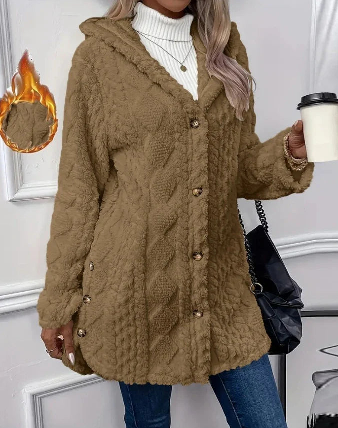 Cardigans- Cozy Comfort Hooded Cardigan- - IndioGear.com