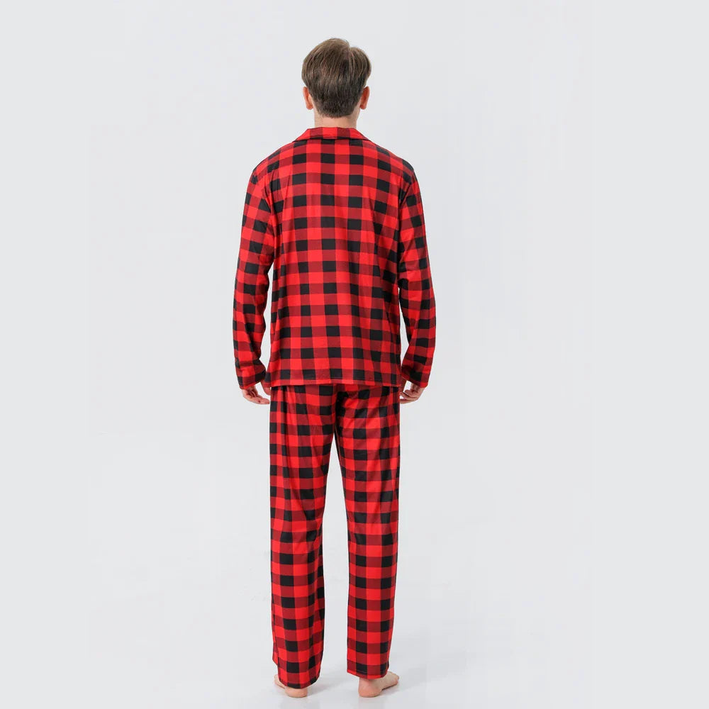 Classic Christmas Plaid Pajama Sets for the Whole Family