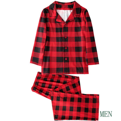 Classic Christmas Plaid Pajama Sets for the Whole Family