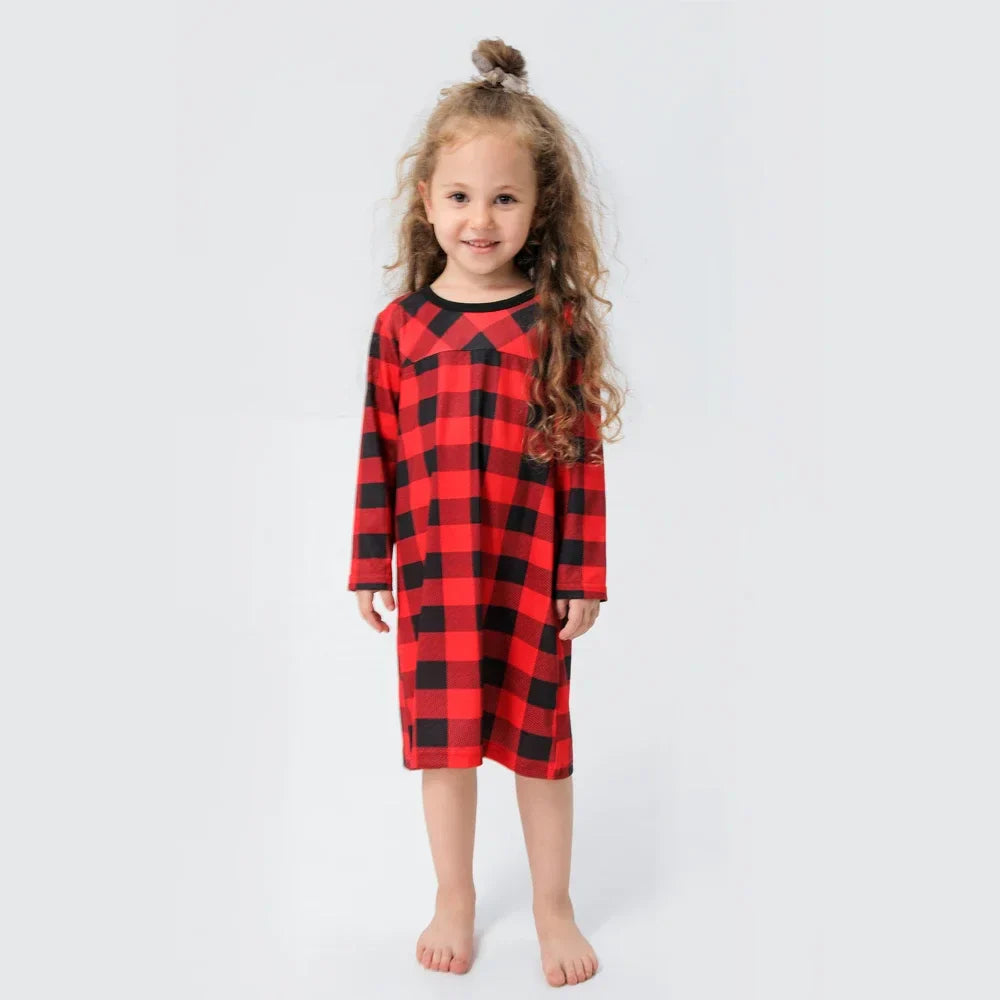 Classic Christmas Plaid Pajama Sets for the Whole Family