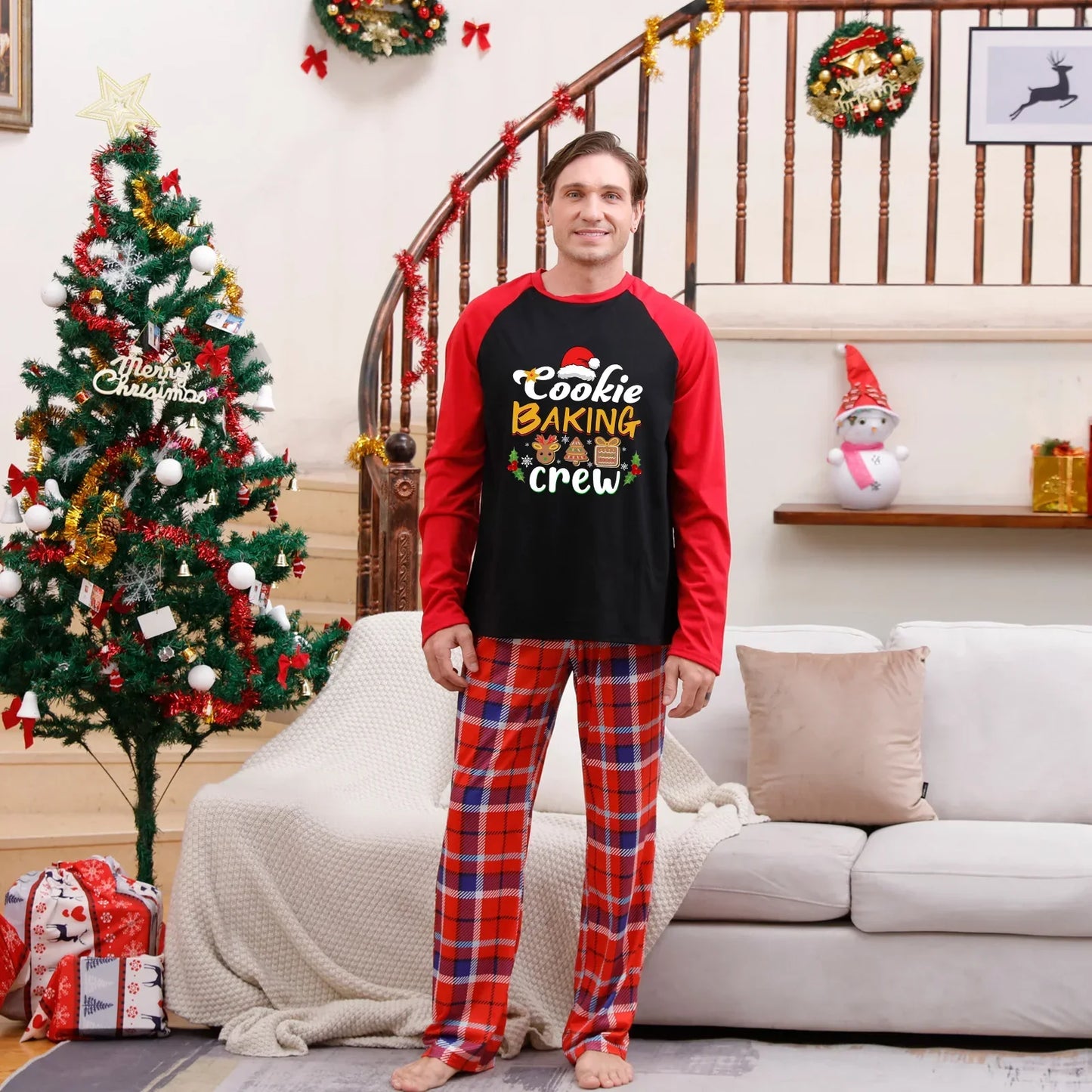 Pyjamas de Noël pour les soirées familiales festives pour tout le monde