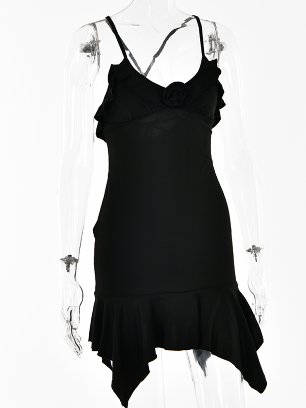 Clubbing Dresses- Summer Romance Ruffled Mini Dress- - IndioGear.com