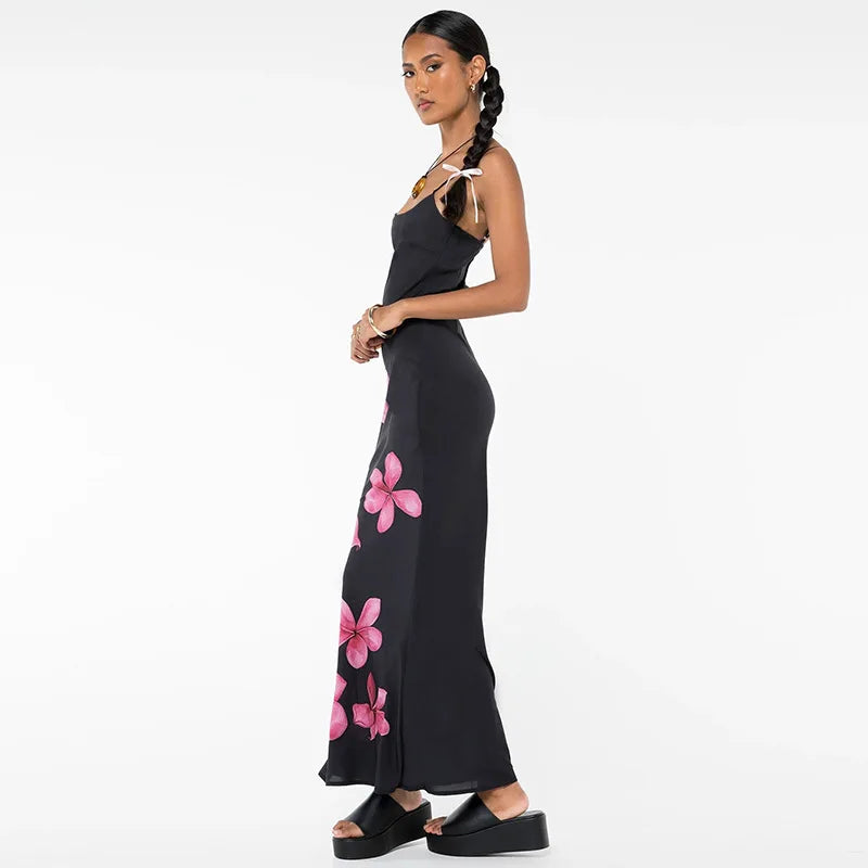 Cocktail Dresses- Elegant Mermaid Floral Dress for Cocktails- - IndioGear.com