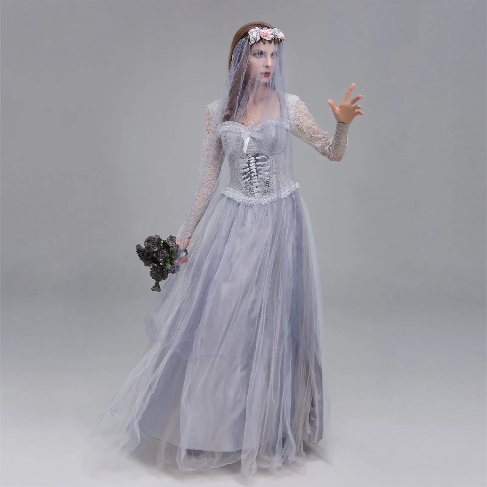 Costumes- Women's Horror Ghost Bride Costume for Halloween- - IndioGear.com