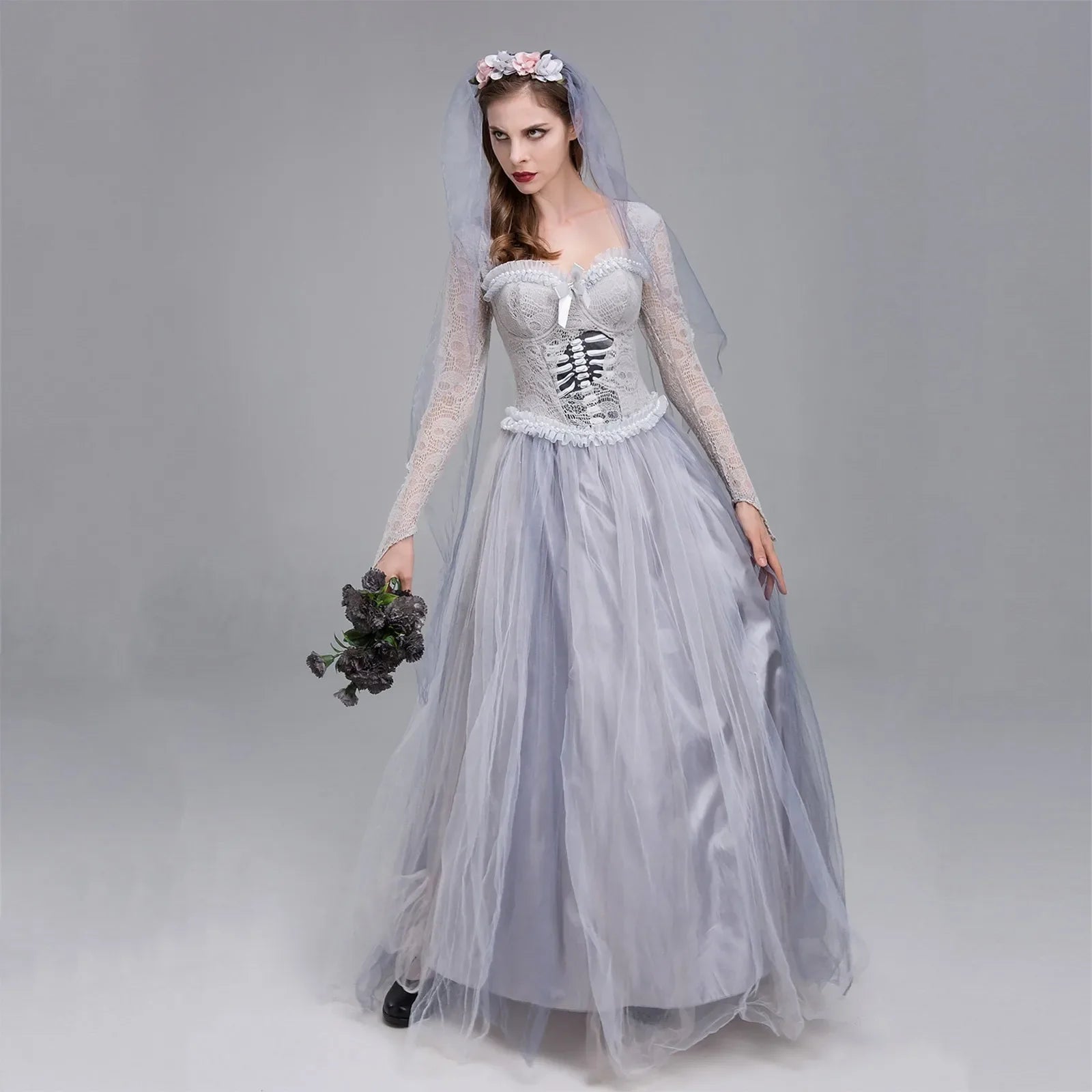 Costumes- Women's Horror Ghost Bride Costume for Halloween- - IndioGear.com