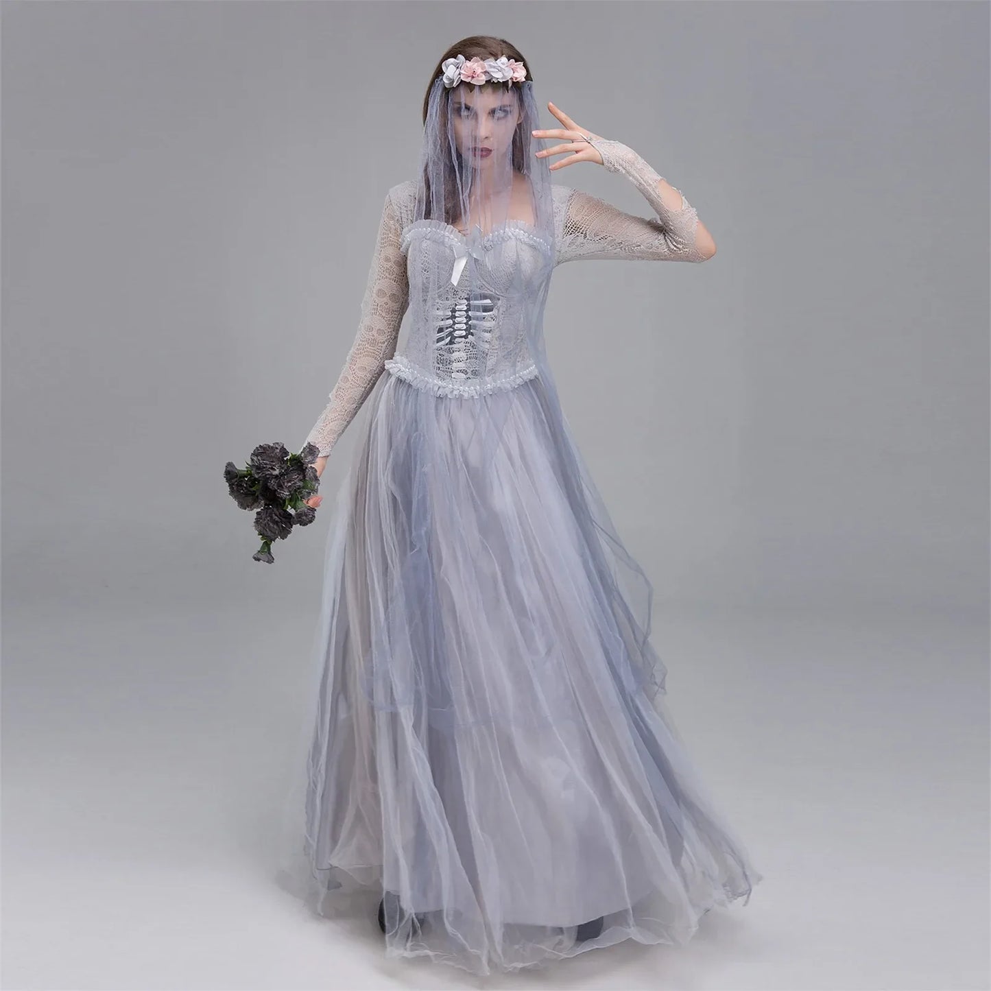 Costumes- Women's Horror Ghost Bride Costume for Halloween- - IndioGear.com