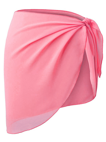 Cover-Ups- Beach Essential Women's Chiffon Sarong Cover-Up- Pink- IndioGear.com