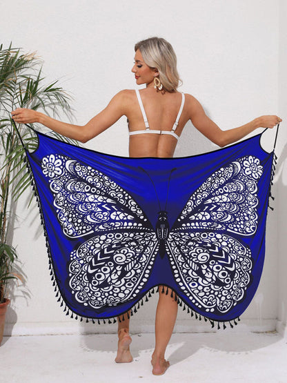 Wandelbares Überwurfkleid „Butterfly Beach“ für Damen