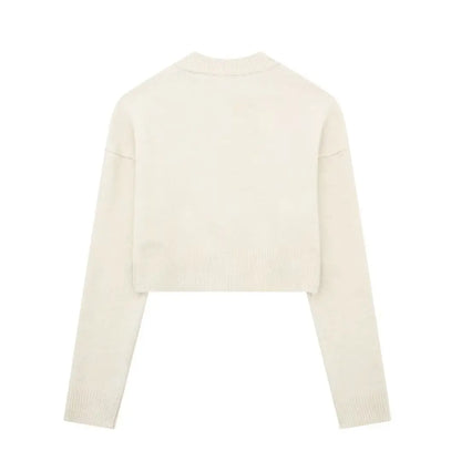 Crop Cardigans- Sophisticated Cropped Cardigan – Perfect Layering Piece- - IndioGear