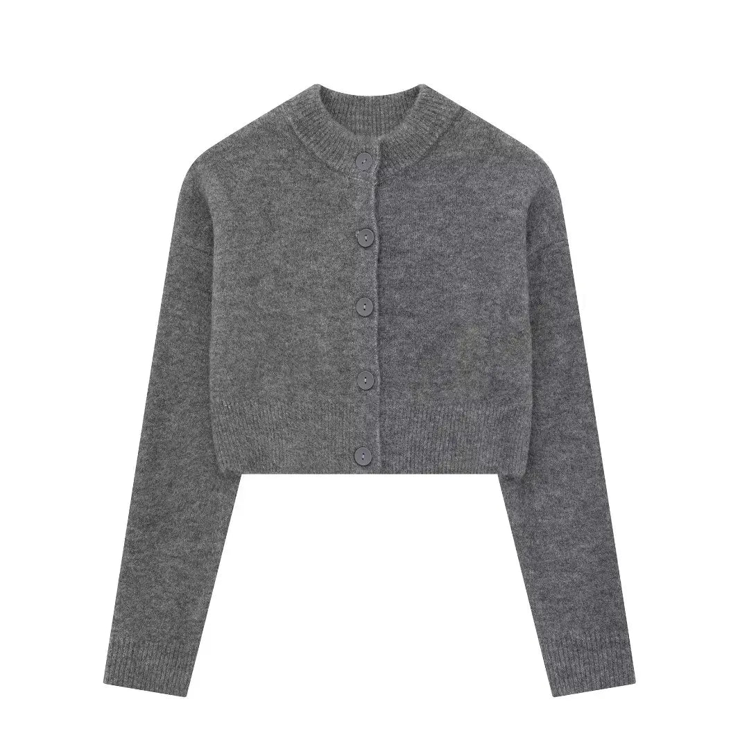 Crop Cardigans- Sophisticated Cropped Cardigan – Perfect Layering Piece- - IndioGear