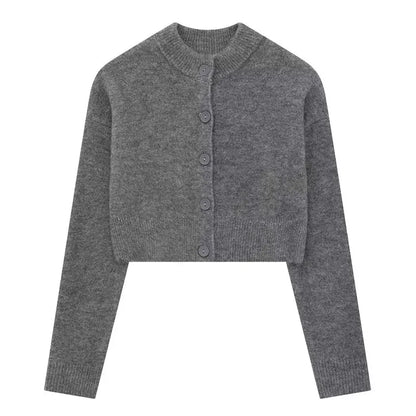 Crop Cardigans- Sophisticated Cropped Cardigan – Perfect Layering Piece- - IndioGear