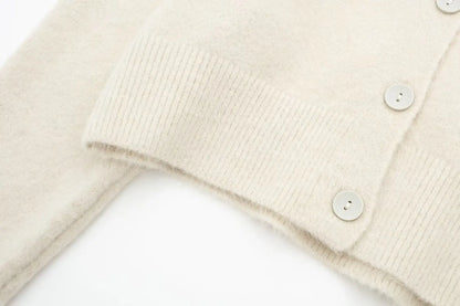 Crop Cardigans- Sophisticated Cropped Cardigan – Perfect Layering Piece- - IndioGear