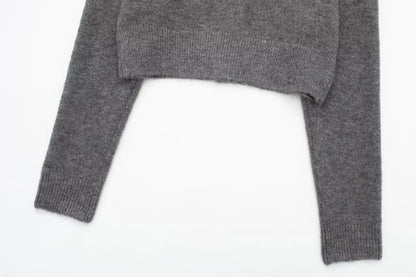 Crop Cardigans- Sophisticated Cropped Cardigan – Perfect Layering Piece- - IndioGear