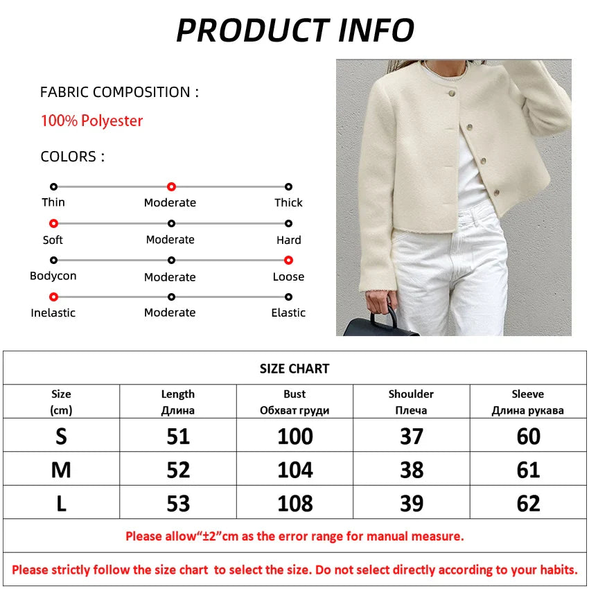 Cropped Jackets- Elegant Structured Cropped Jacket- - IndioGear.com