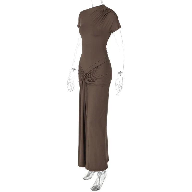 Elegant Dresses- Elegant Asymmetrical Evening Dress for Weddings- - IndioGear.com