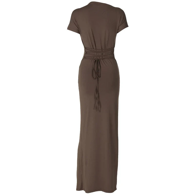 Elegant Dresses- Elegant Asymmetrical Evening Dress for Weddings- - IndioGear.com