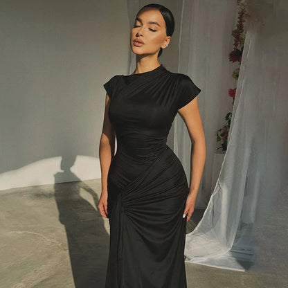 Elegant Dresses- Elegant Asymmetrical Evening Dress for Weddings- - IndioGear.com