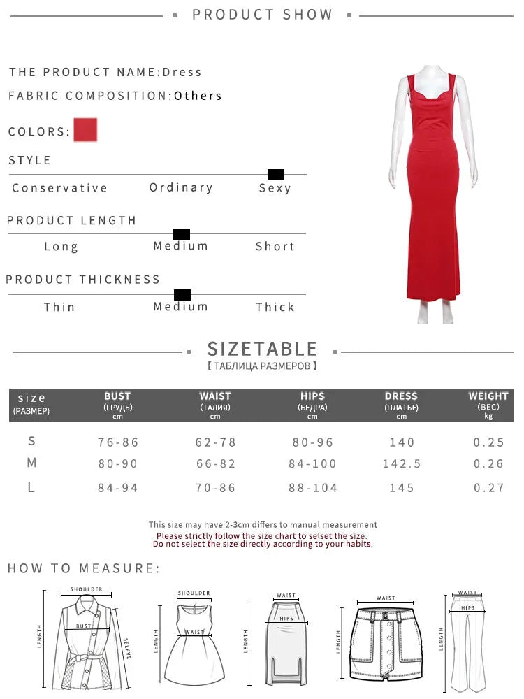 Elegant Dresses- Elegant Red Backless Mermaid Long Evening Dress- - IndioGear.com