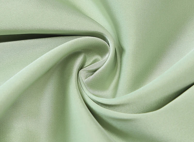 Elegant Dresses- Green Strapless Satin Dress- - IndioGear