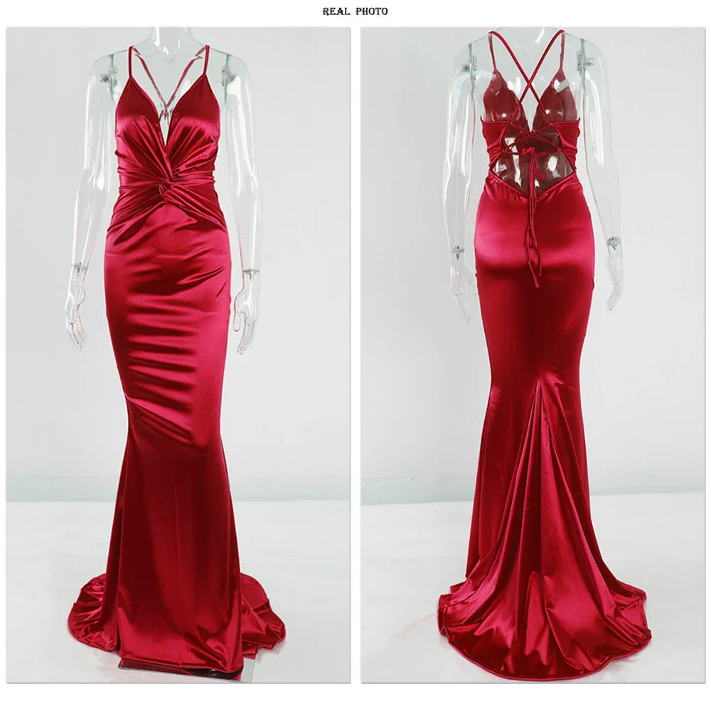 Elegant Dresses- Prom Vibrant Blue Sweep Train Gown - Mermaid Dress for Gala Nights- - IndioGear.com