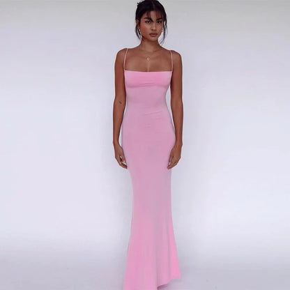 Elegant Dresses- Red Evening Gown with Elegant Details for Weddings and Galas- Pink- IndioGear.com