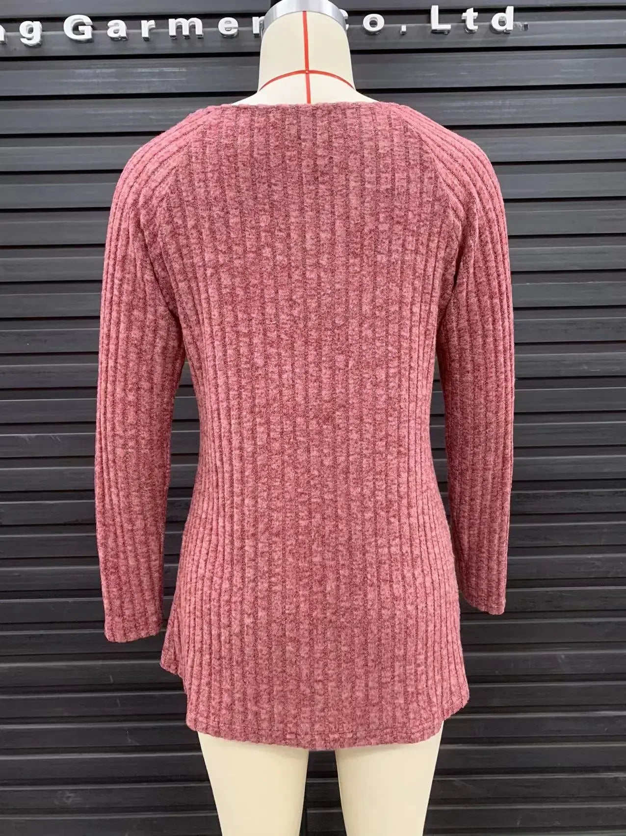 Fall Tops- Women Square Neck Ribbed Top for Casual Fall Days- - IndioGear.com