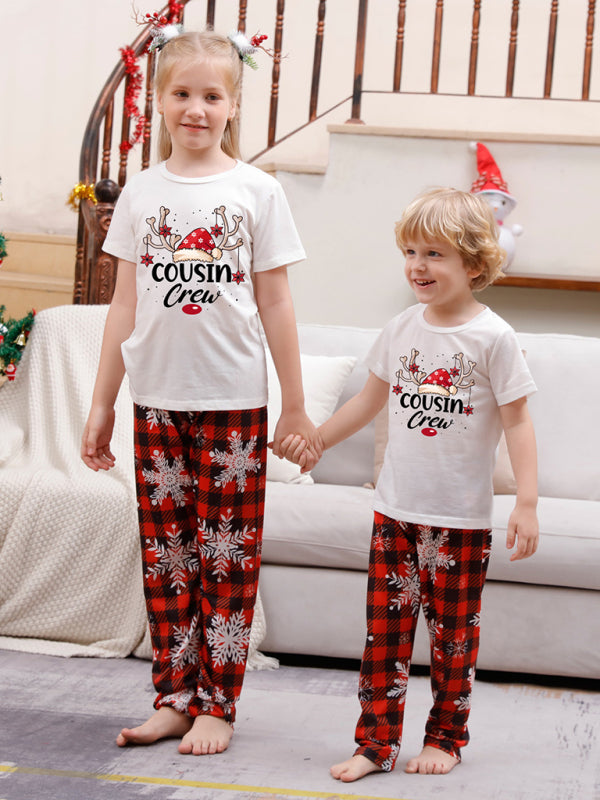 Family Pajamas Set- Rudolph's Reindeer Christmas Pajamas Family Set- - IndioGear.com